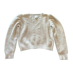 Lili Sodonio White Sweater Size Extra Large (XL)